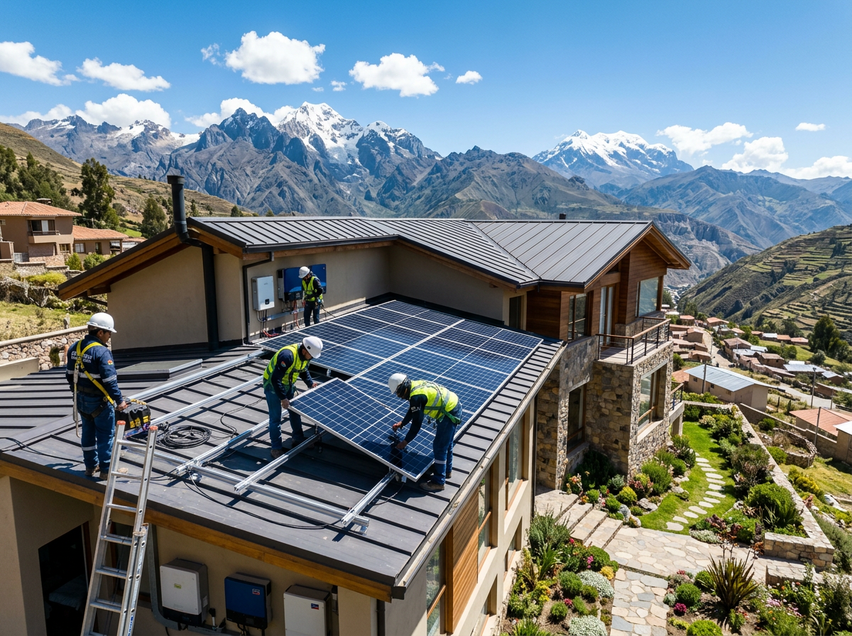 Paneles solares Bolivia